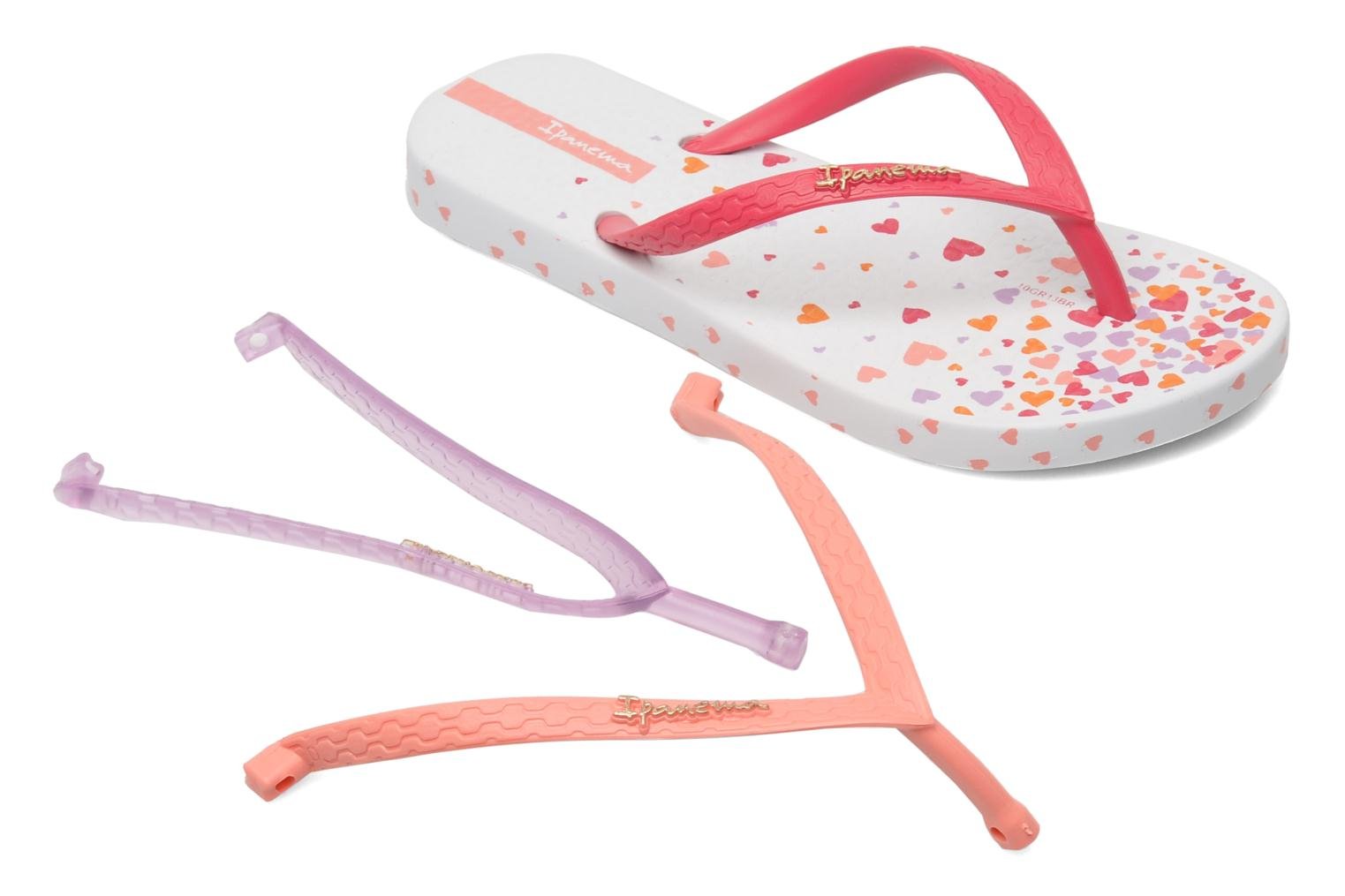 Ipanema Flip-flops - Switch Straps Kids White-pink