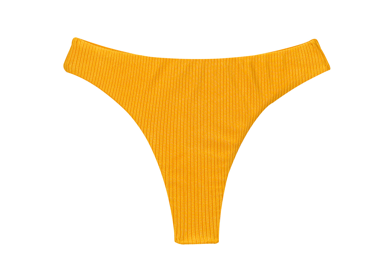 Textured Yellow Thong Bikini Bottom Bottom Eden Pequi Fio Rio De Sol