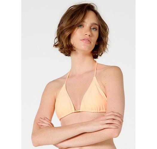 Bikini Tops Top Tahiti Liso Neon Laranja Brand Blueman