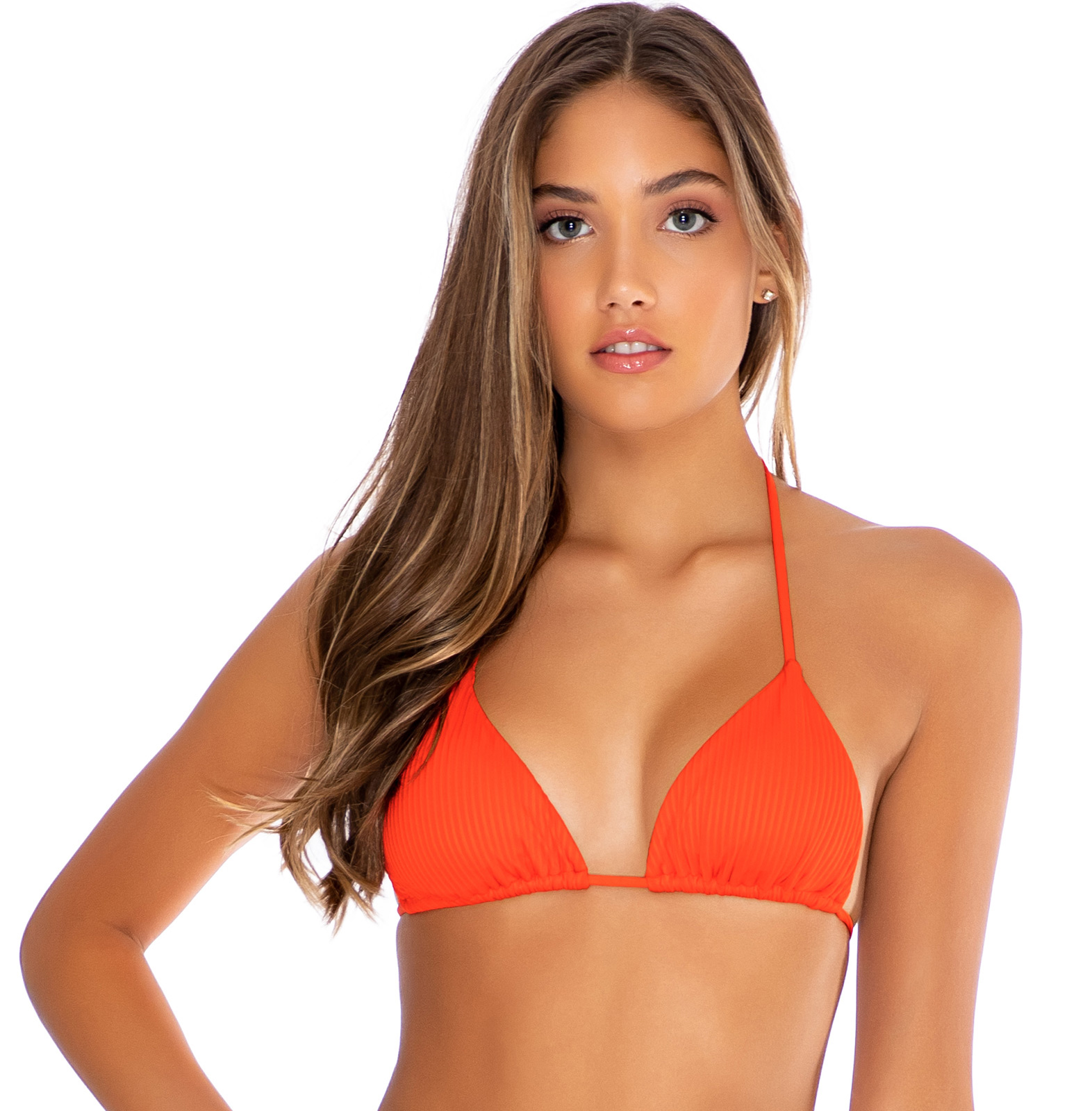 Parte De Arriba De Bikini Top Seamless Fuego Orillas Del Mar