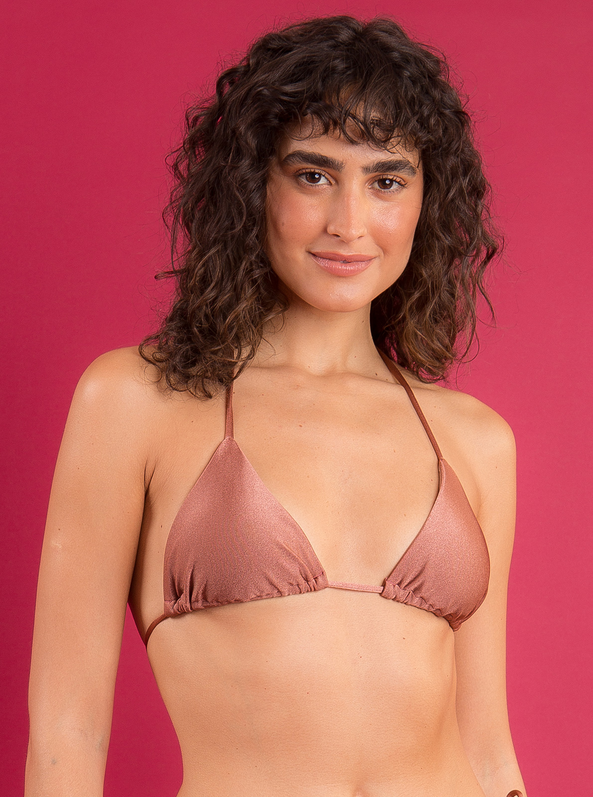 Bikini Top Top Shimmer Copper Tri Inv Nh N Hi U Rio De Sol