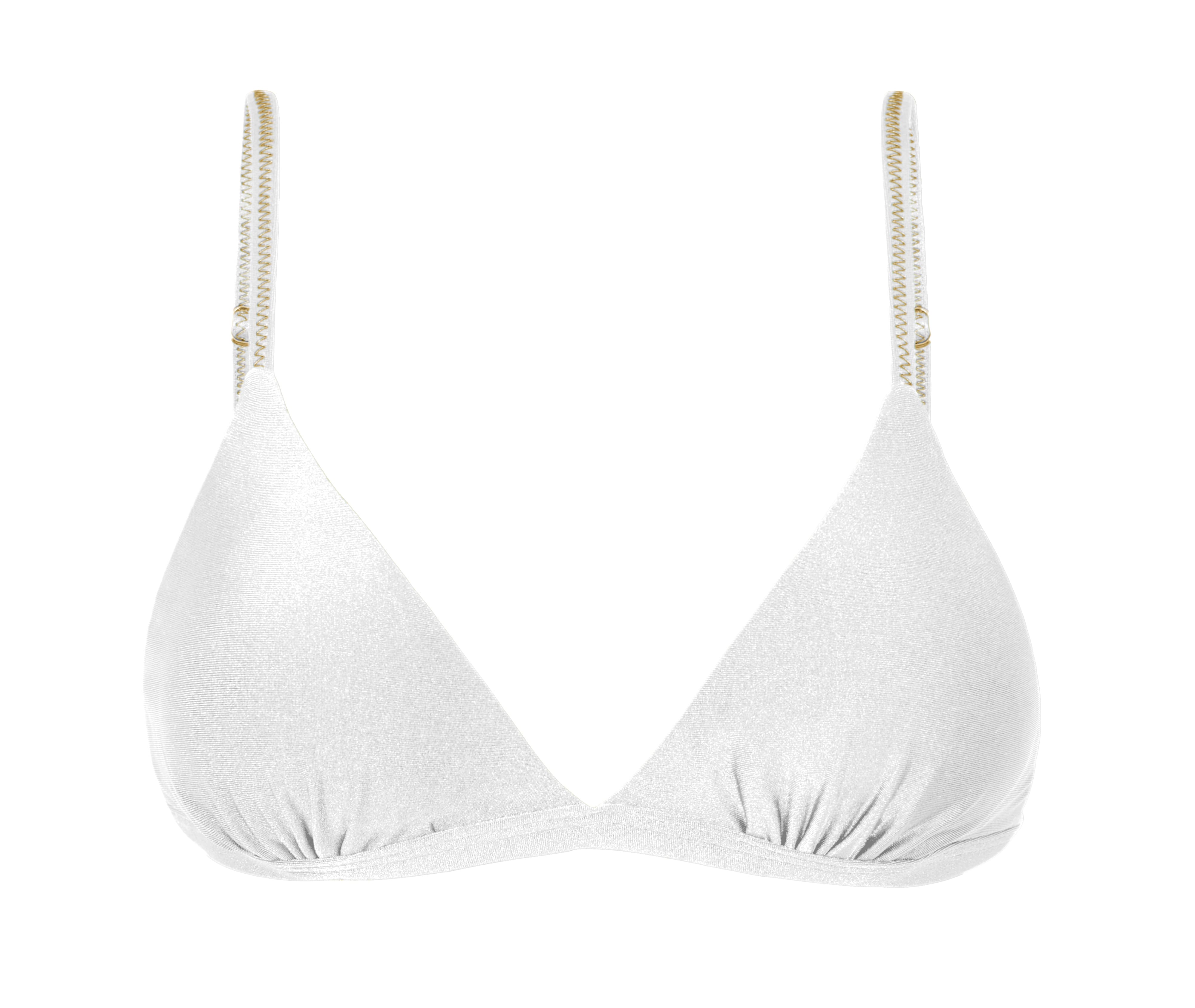 Bikini Top Top Shimmer white Tri fixo Nhãn hiệu Rio de Sol