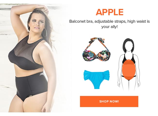 Costumul de baie ideal pentru corpul în formă de măr