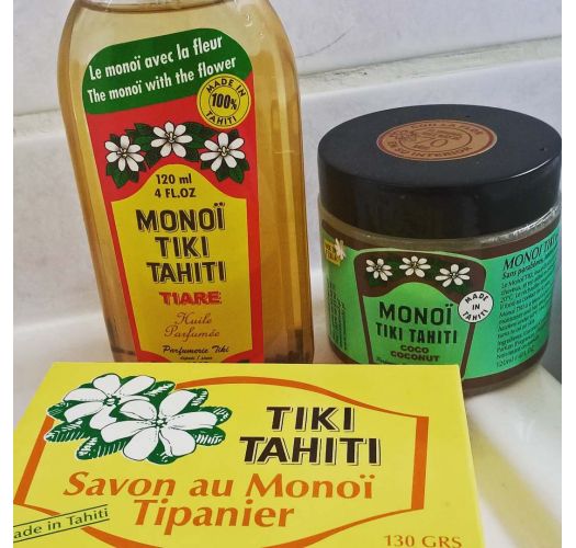 Monoi-Öl im 120 ml Schraubglas - Kokosduft - MONOI TIKI COCO POT 120ML