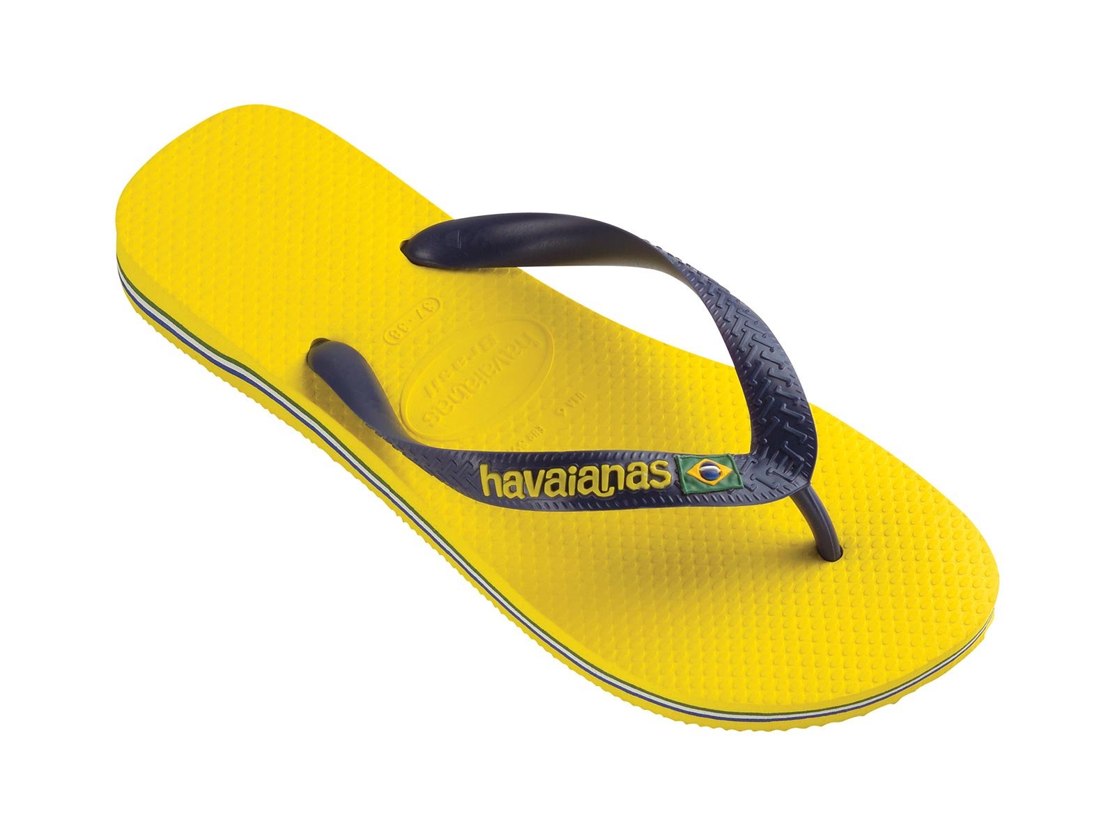 White Yellow All Sizes Havaianas Baby Brasil Logo Ii Boys Footwear Sandals 