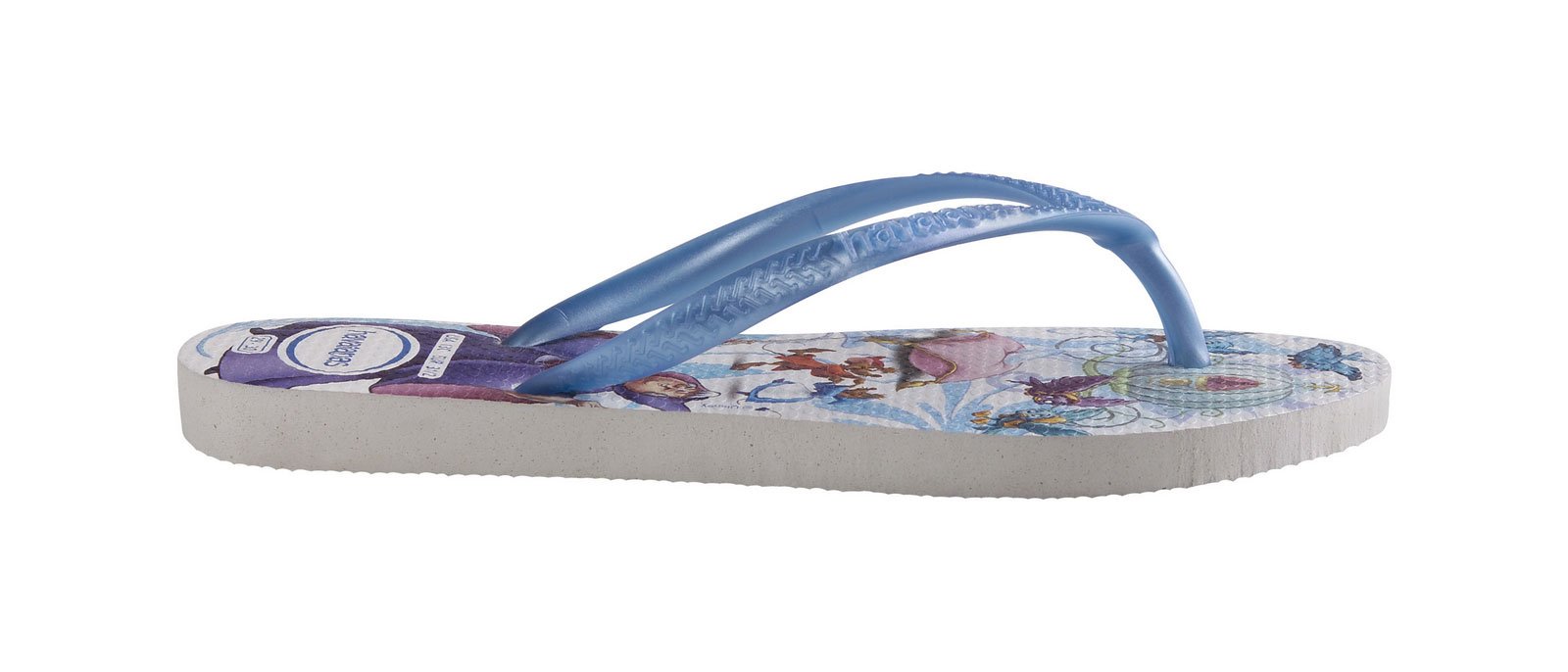 Havaianas Flip-flops - Kids Slim Princess White-light Blue