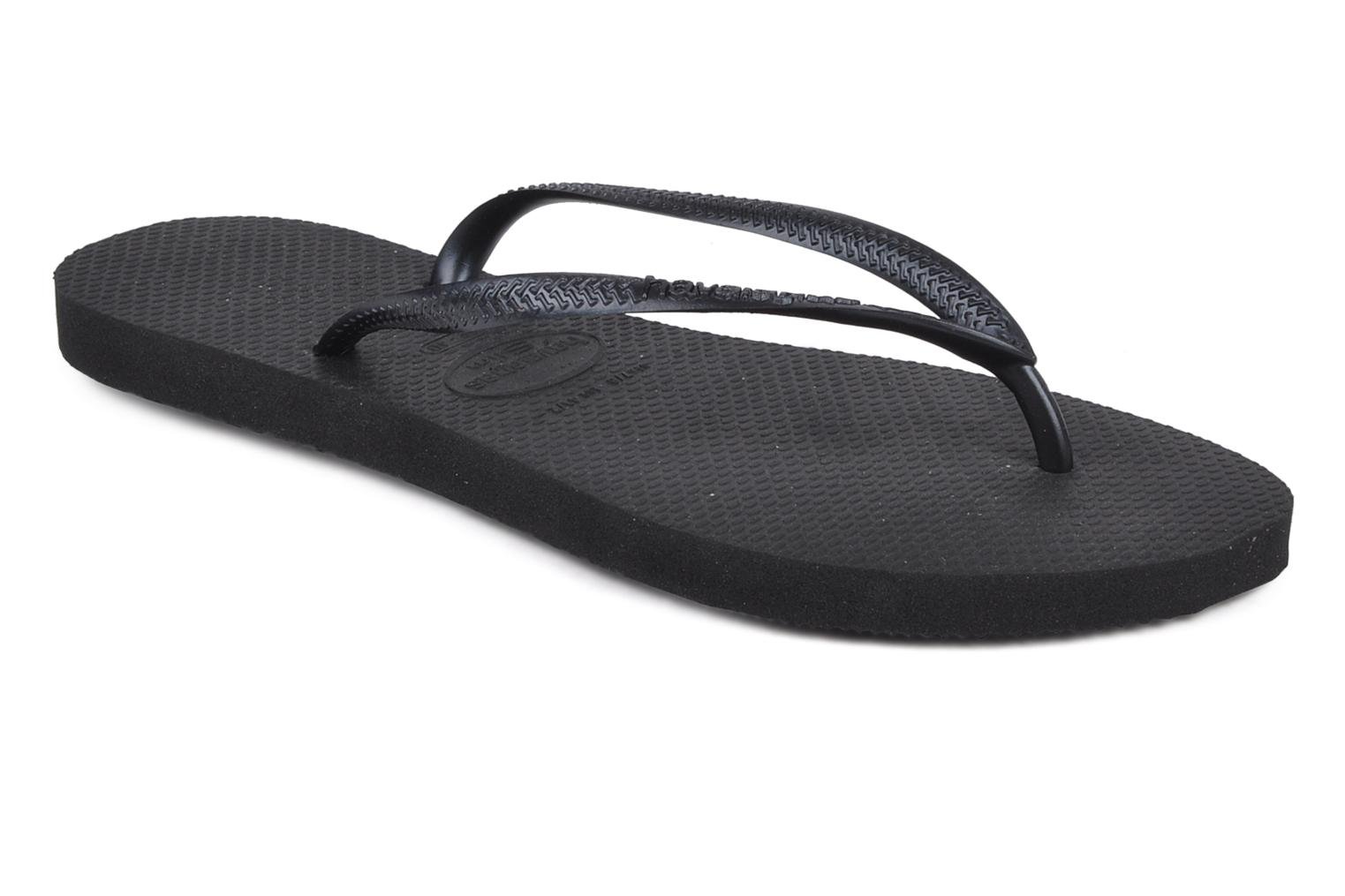black havana flip flops