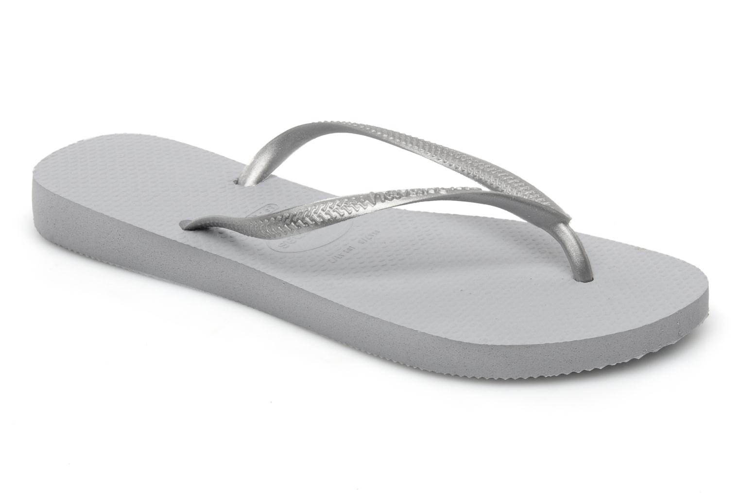 Flip-flops - Slim Grey/ Silver