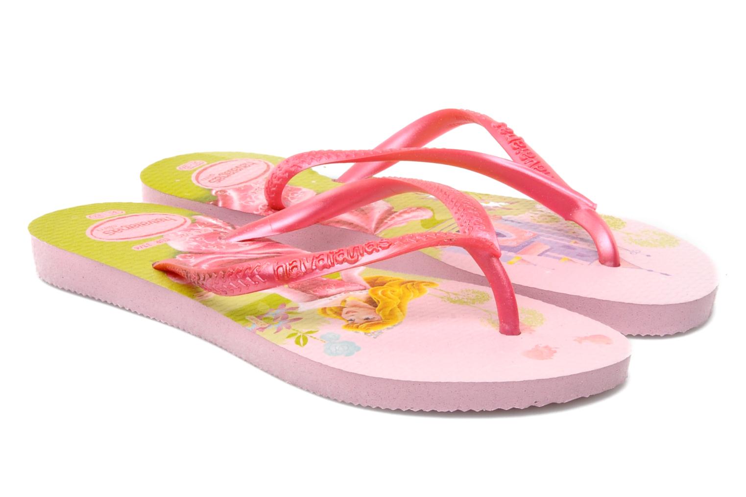 Flip-flops - Kids Slim Princess White/Pink