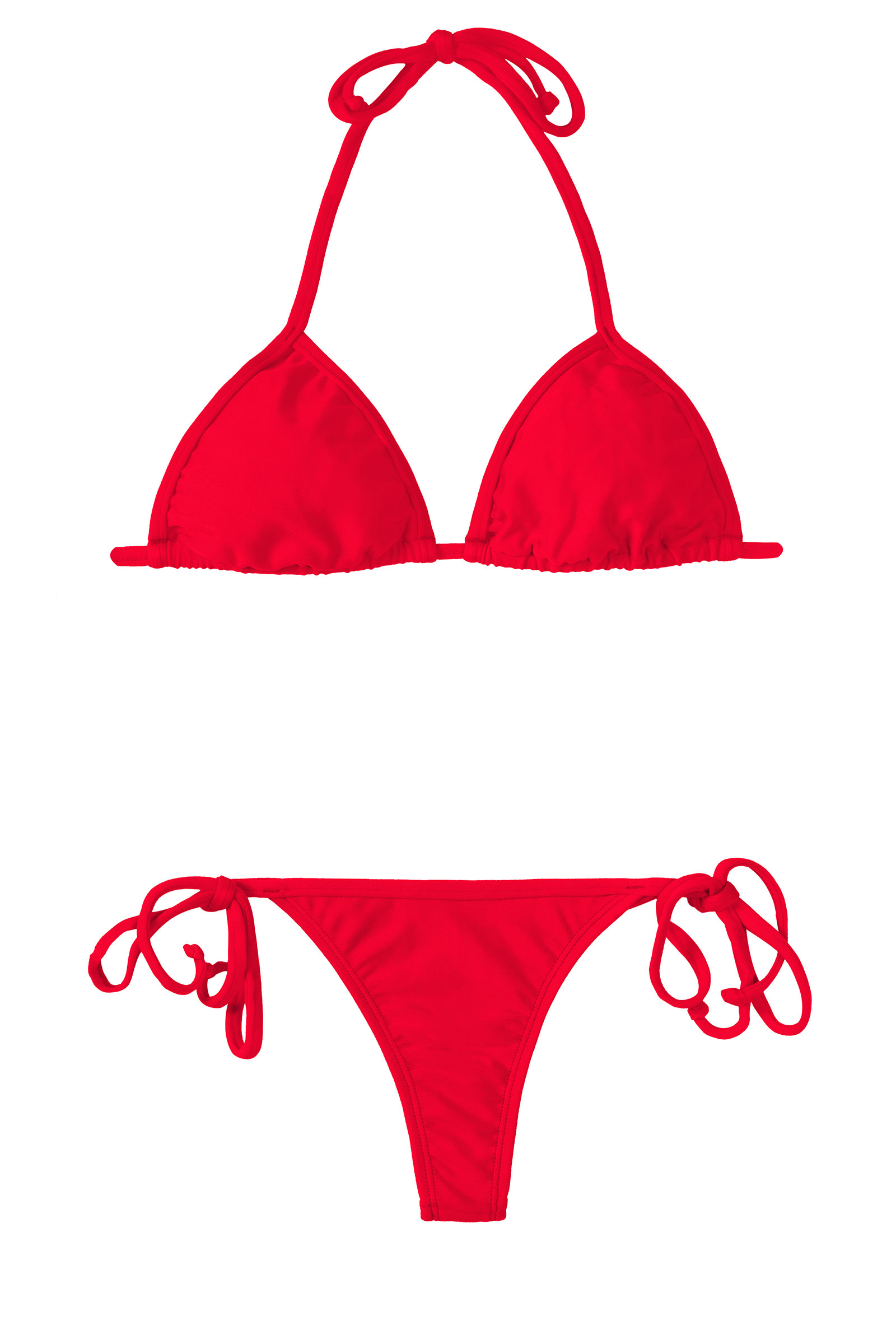 Two Piece Swimwear Thong Bikini Riodesol Red Micro 1566