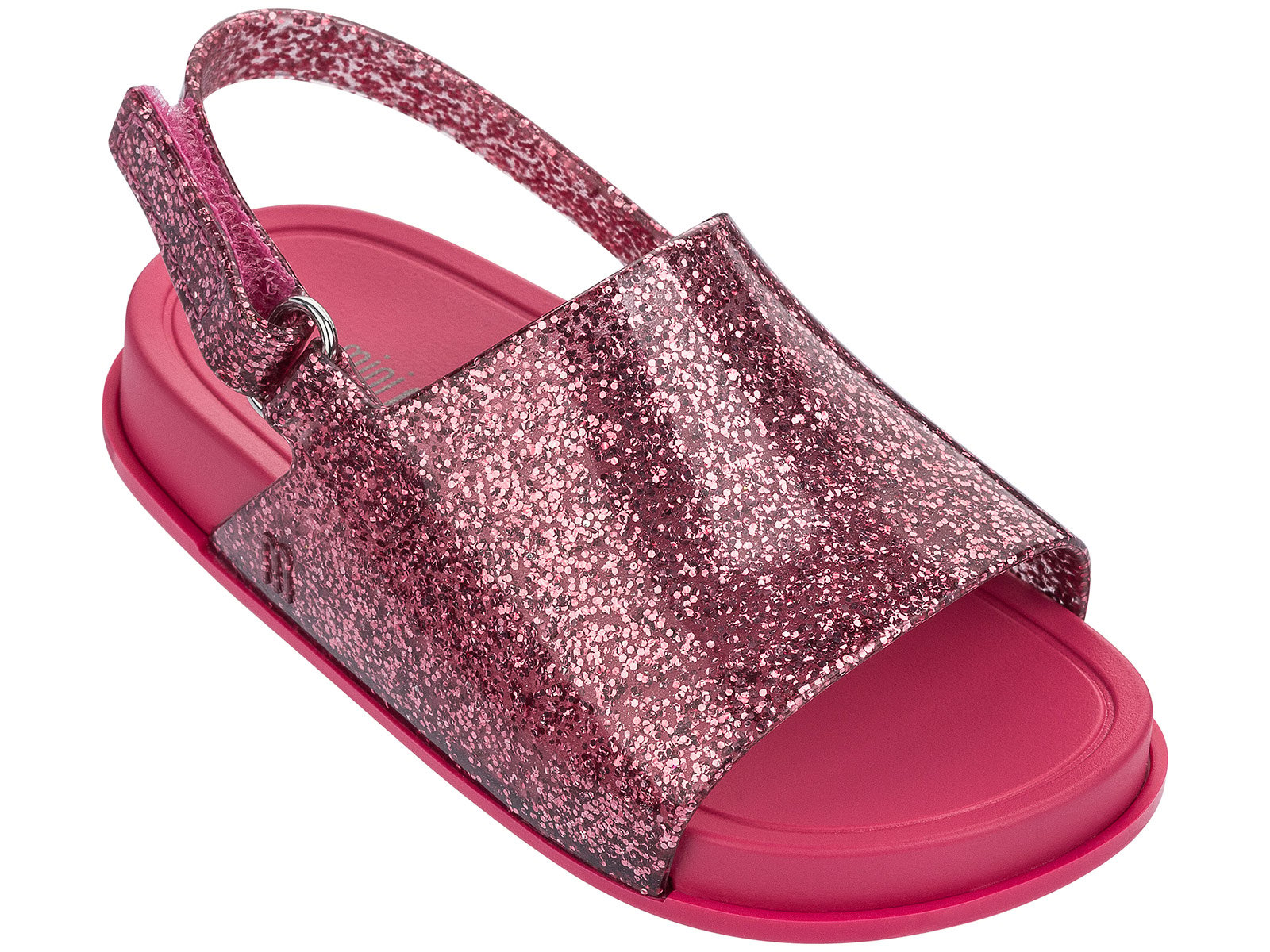 Dép xăng đan Baby Melissa Beach Slide Sandal Pink Glitter