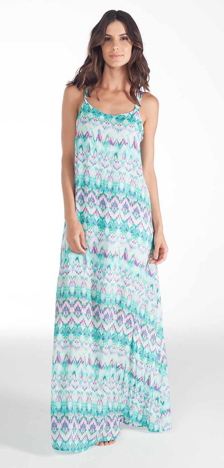 tie dye beach dress