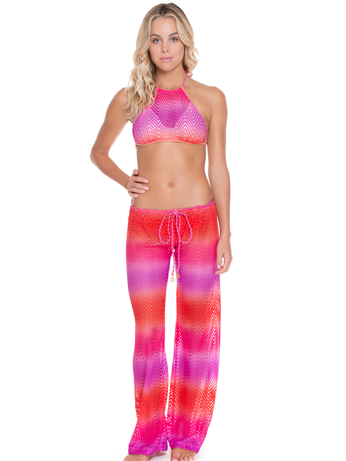 luli-fama-pink-tie-dye-openwork-beach-pants-sunset-beach