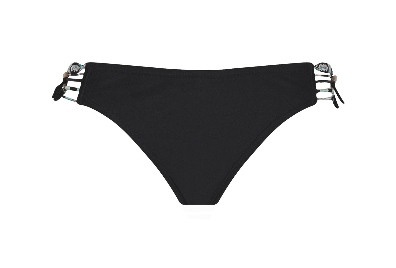Black Bikini Bottoms With Brazilian Ties Calcinha Uniswim Black 