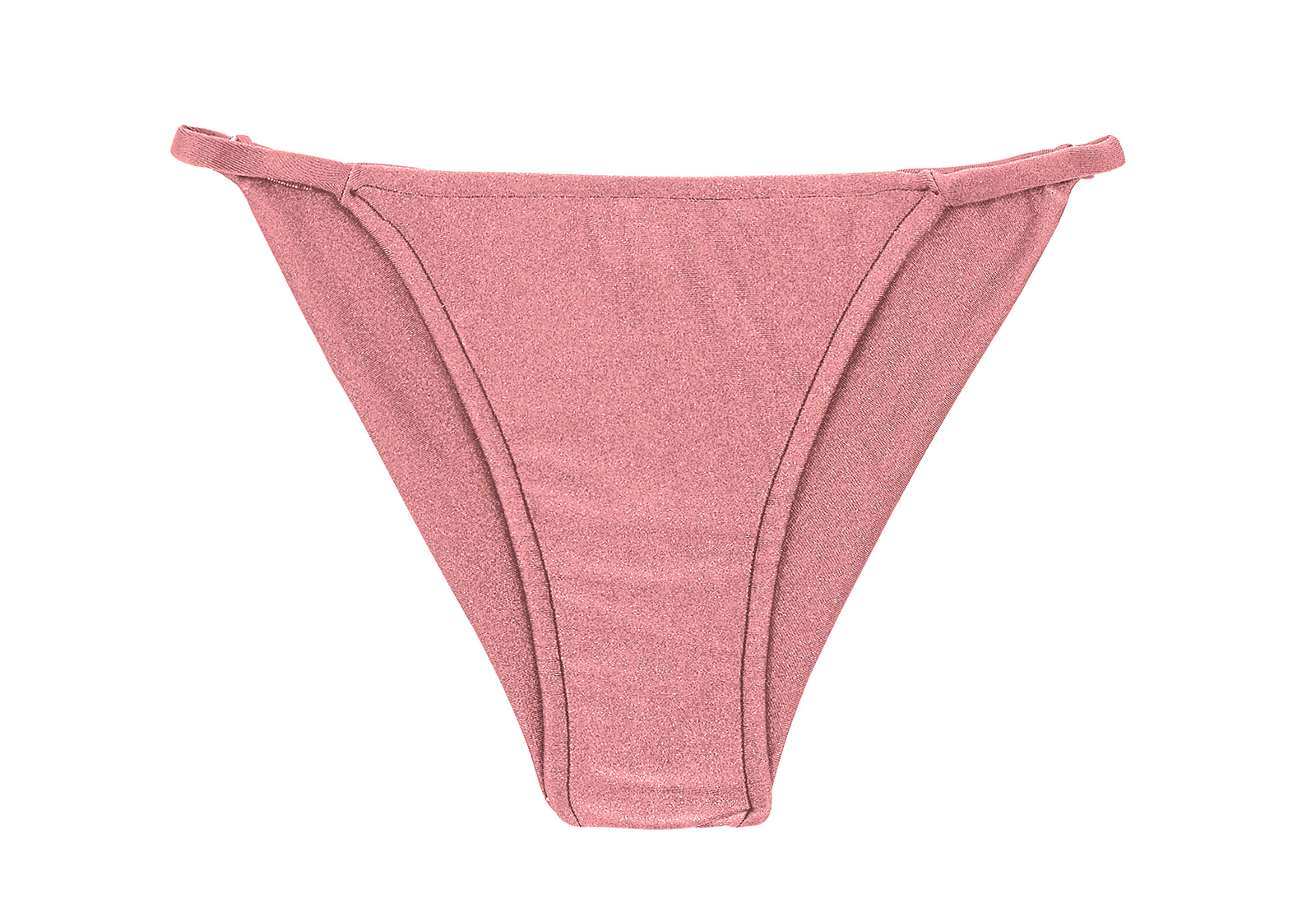 Nude Rose Cheeky Brazilian Bikini Bottom With Slim Sides Bottom