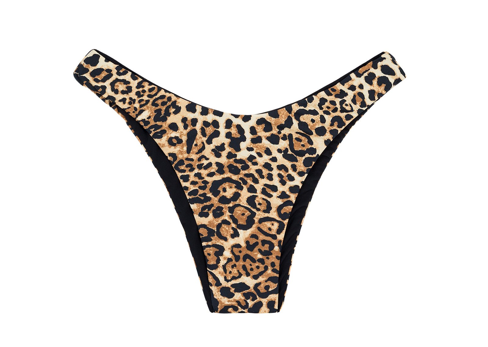 Leopard Print High Leg Brazilian Bikini Bottom Bottom Leopardo Bandeau Rio De Sol 7503