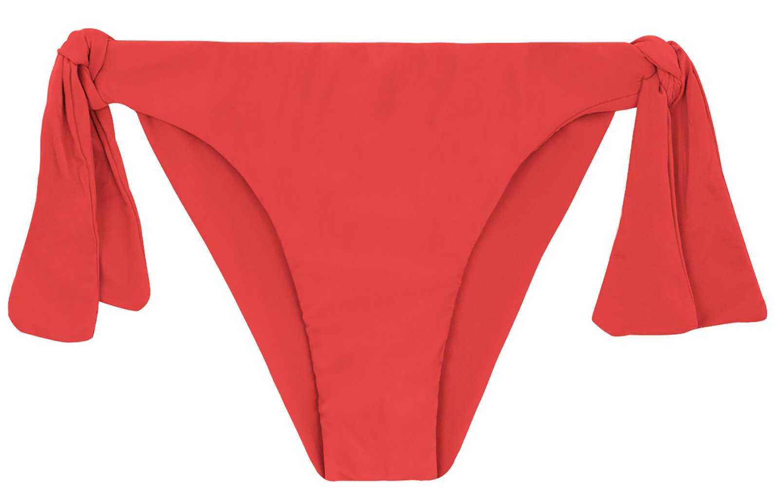 Bikini Bottoms Red Side Tie Bikini Bottom Bottom Melancia Babado 2390