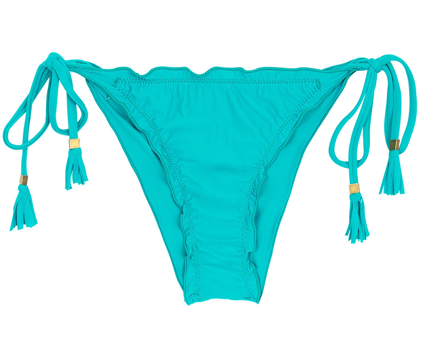 Sky Blue Scrunch Side-tie Bikini Bottom - Bottom Nanai Eva - Rio de Sol