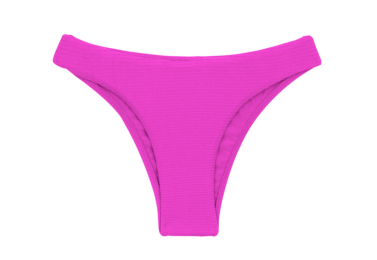 Textured Pink Magenta Fixed Bikini Bottom - Bottom St-tropez-pink ...