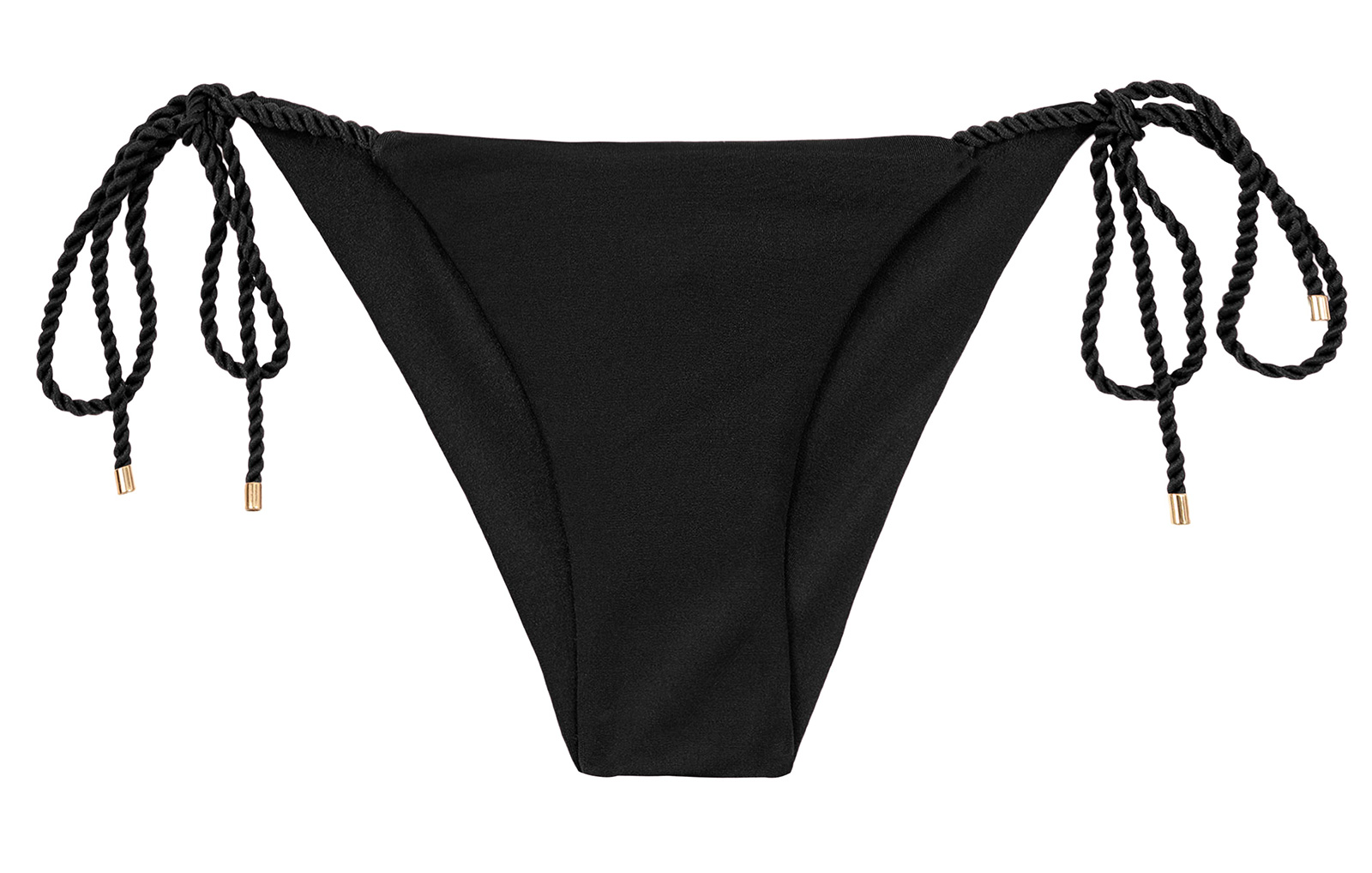 Bikini Bottoms Bottom Shimmer-black Cheeky-rope - Brand Rio de Sol