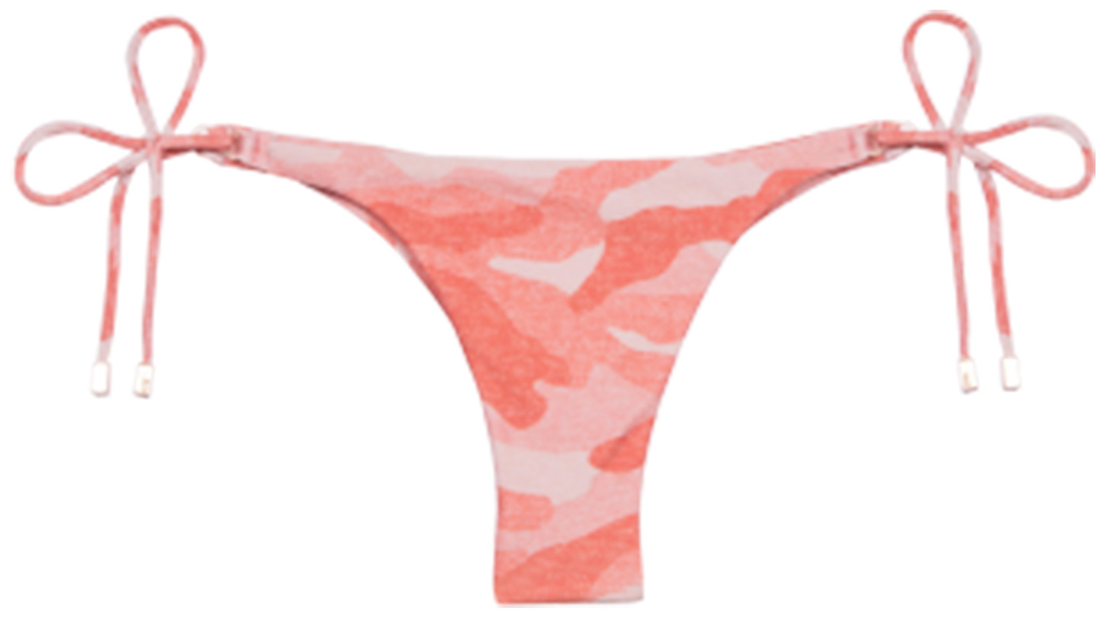 Accessorized Pink Camo Side Tie Brazilian Bikini Bottom Bottom Bralette Camu Vix