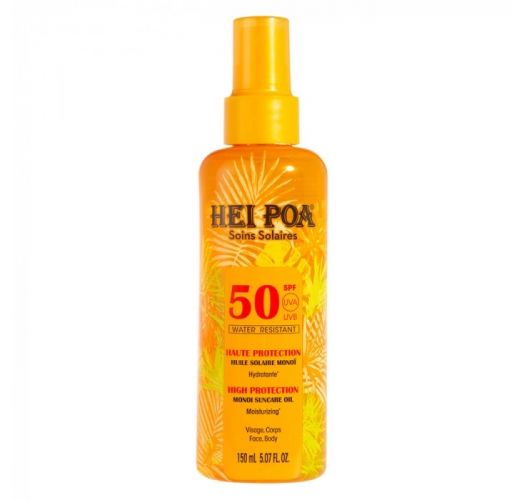 Monoi dry oil spray with High Protection SPF50 - HUILE SECHE TIARE SPF50 150ML