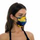 Reusable 3-ply tropical print fabric mask - FACE MASK BBS31