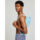 funda Raqueta frescobol azul con estampado de ondas - NEOPRENE BAT CASE COPACABANA SKY BLUE