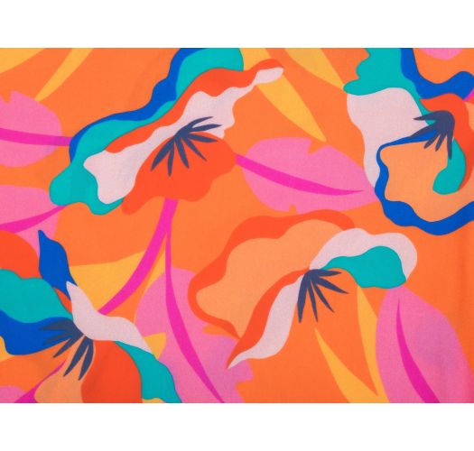 ORANGE-BLOOM SCRUNCHIE
