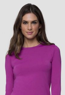 Pink long sleeve for women - UPF50 - CAMISETA UVPRO ROSA BATOM FEM - SOLAR PROTECTION UV.LINE