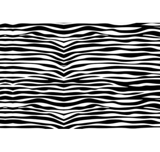 Pareo nero e bianco zebrato - CANGA ZEBRA