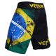 Pánské plavky - VENUM BRAZILIAN FLAG FIGHTSHORTS - BLACK