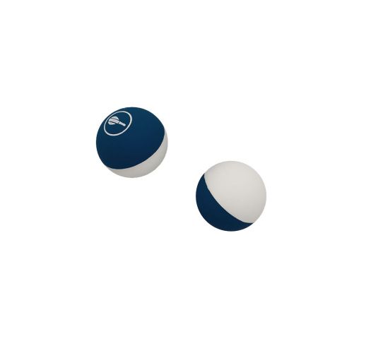 5 BAT BALLS NAVY & WHITE