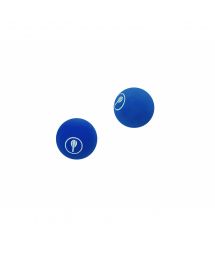 Set of 2 blue frescobol balls - BEACH BATS BALLS BLUE X 2