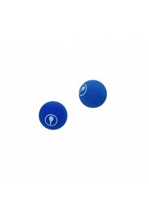 Set of 2 blue frescobol balls - BEACH BATS BALLS BLUE X 2