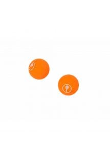 Conjunto de 2 bolas de frescobol laranja - BEACH BATS BALLS ORANGE X 2
