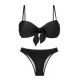 SET SHIMMER-BLACK BANDEAU-NO ESSENTIAL