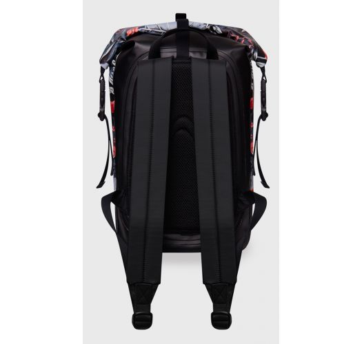 Black waterproof backpack with leaf motif - DRY TANK MINI MID-NIGHT BLACK