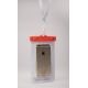 Waterproof pouch for all smartphones orange - SEAWAG WHITE & ORANGE WATERPROOF CASE 5.7