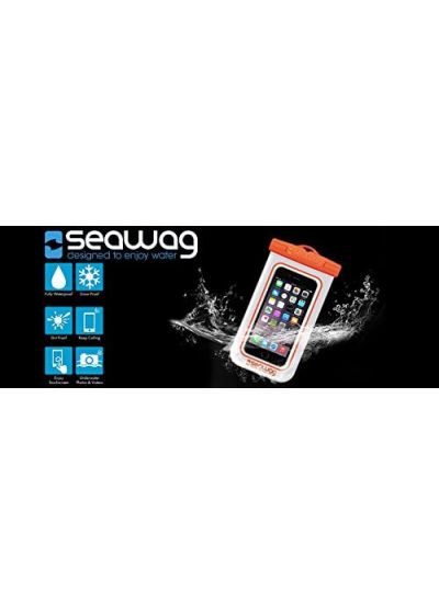 Pochette étanche Pour Tous Smartphones Orange - Seawag White & Orange  Waterproof Case 5.7 - Seawag