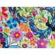 Colorful embroidered pillow case 45x45cm - BORDADO TROPICAL BRANCO
