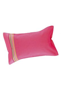 Coussin De Plage Gonflable Et Taie Rose Fonce Beach Cushion Santa Monica Simone Et Georges