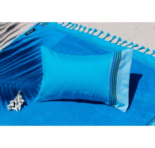 Coussin De Plage Gonflable Et Taie Bleu Ciel Relax Cap Ferret Simone Et Georges