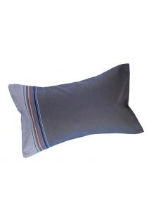Dmuchana poduszka plażowa stalowa z kolorowymi paskami - RELAX CUBA LIBRE