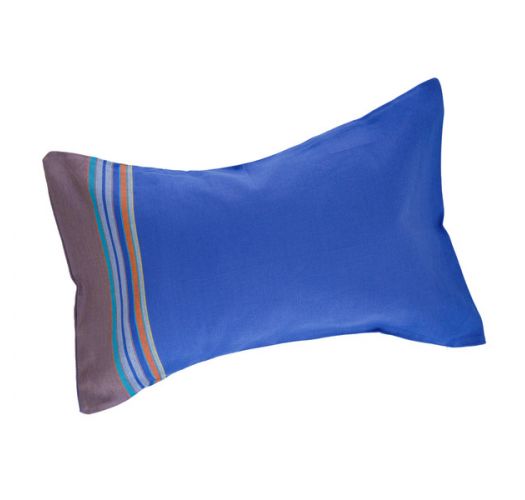 Inflatable beach pillow in navy blue pillowcase - CUSHION KIKOY VINCENT