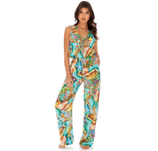 Jumpsuits Laced Up Just Wing It - Brand Luli Fama