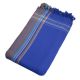 Reversible navy blue beach towel - sarong - KIKOY VINCENT