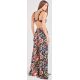 Black floral loose beach trousers - VENTO LIFE