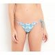 Mutandine bikini bianche e blu con allacciature laterali - BOTTOM CRISTA DA ONDA