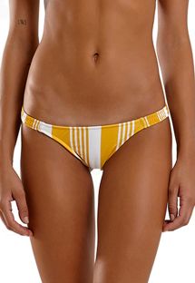 Yellow & white striped bikini bottom - BOTTOM LATINO NASCA